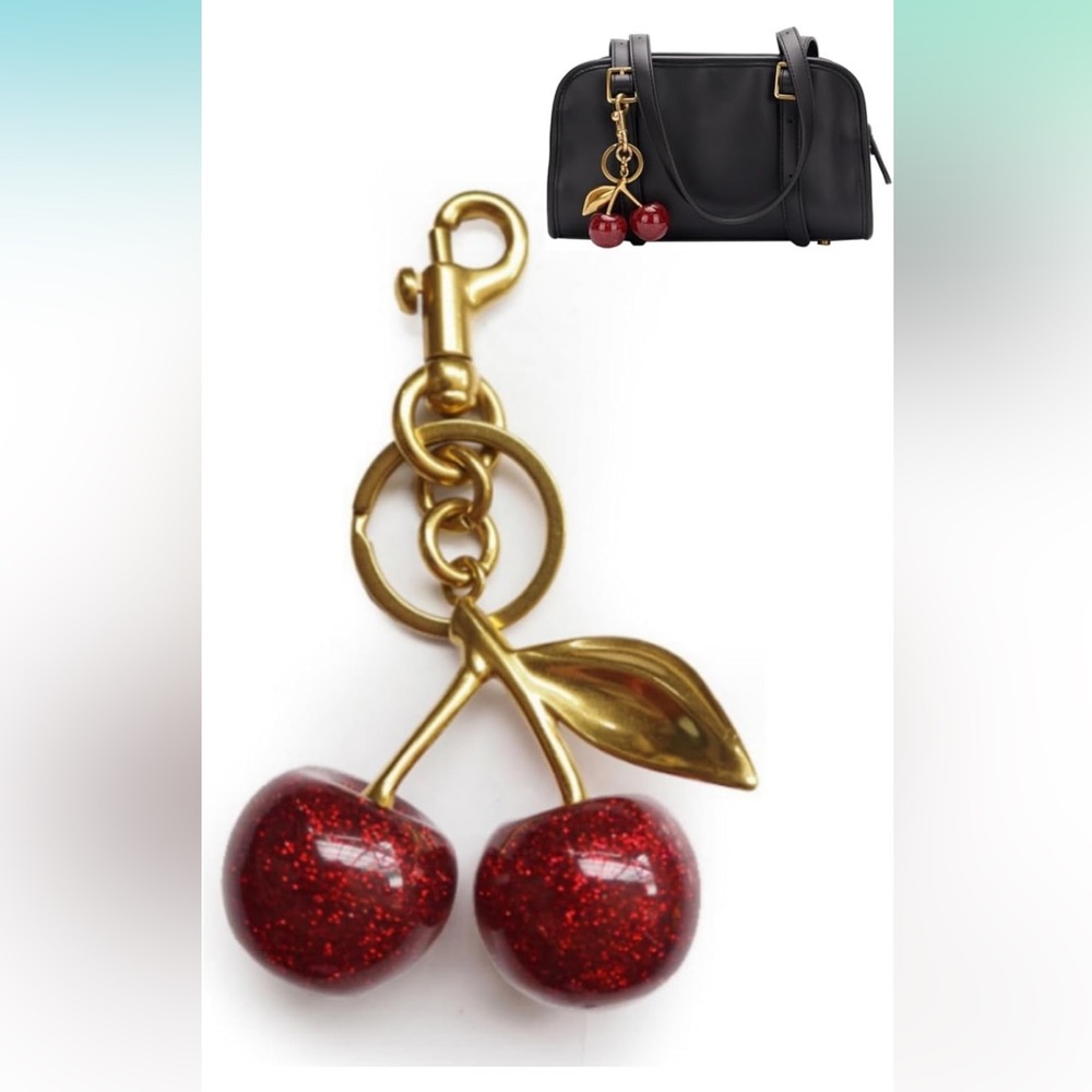 Cherry Fashion Bag Charm NWT